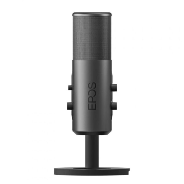 *Microfono streaming epos b20 gris usb tipo c -  jack 3.5mm - incluye soporte - 48khz