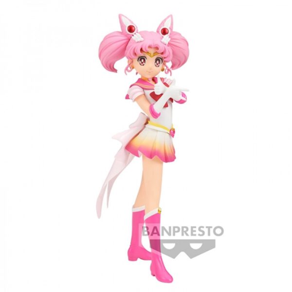 *Figura banpresto pretty guardian sailor moon eternal glitter & glamorous super sailor chibi moon ver.b 17cm