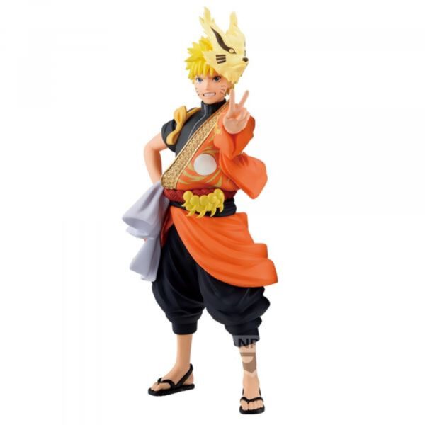 *Figura banpresto naruto shippuden animation 20th anniversary naruto uzumaki 16cm