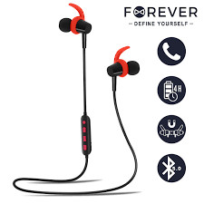 *Auriculares bluetooth forever 4sport bsh - 400 red color rojo y negro