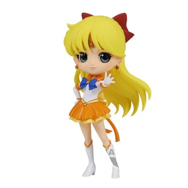 *Figura banpresto q posket sailor moon cosmos the movie sailor venus ver.a 14cm