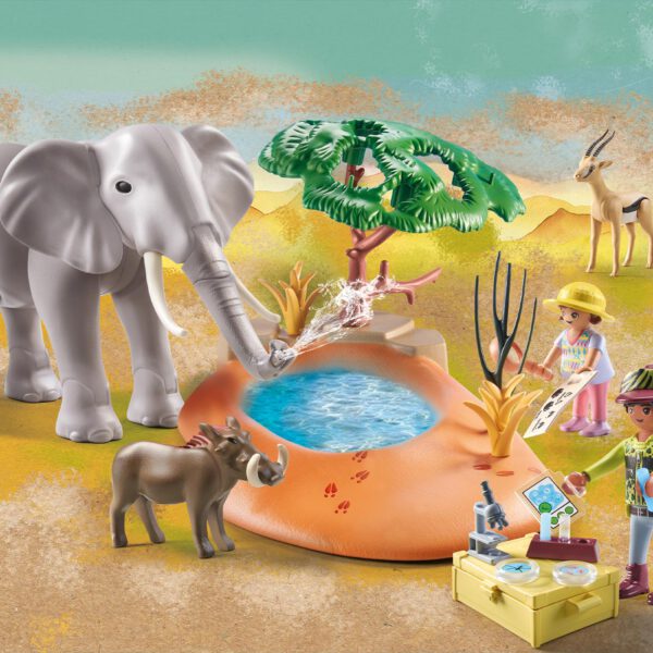 *Playmobil wiltopia elefante en la charca