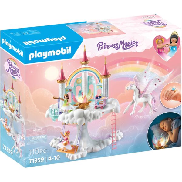 *Playmobil princess magic castillo arcoiris en las nubes
