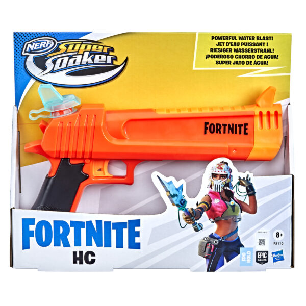 *Pistola de agua hasbro nerf super soaker fortnite hc