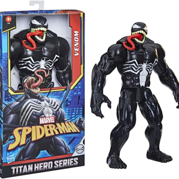 *Figura hasbro marvel titan hero series spider man venom