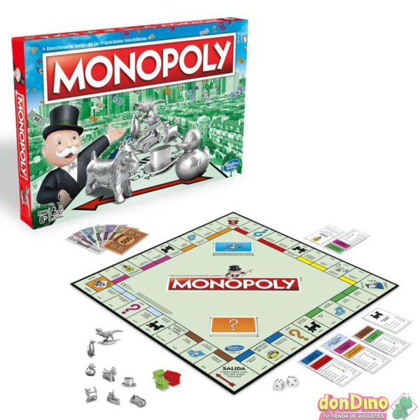 *Juego de mesa hasbro monopoly clásico español