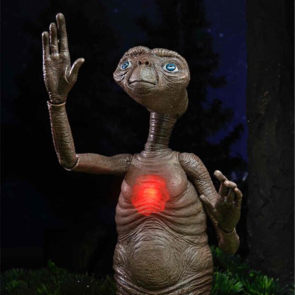 *Figura neca ultimate deluxe e.t. con pecho led 40 aniversario et