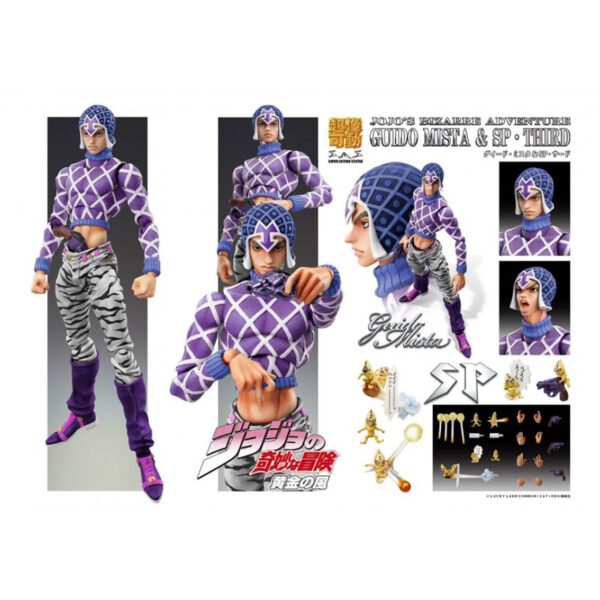 *Figura good smile company jojo´s bizarre adventure chozokado guido mista & sp third