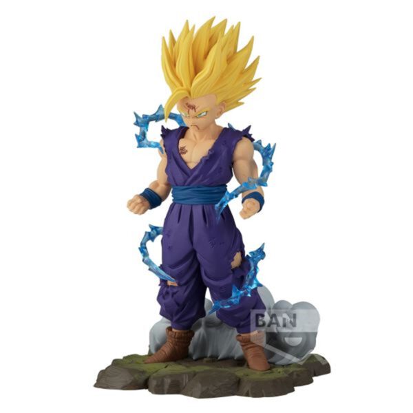 *Figura banpresto dragon ball z history box super saiyan 2 son gohan vol.10 12cm