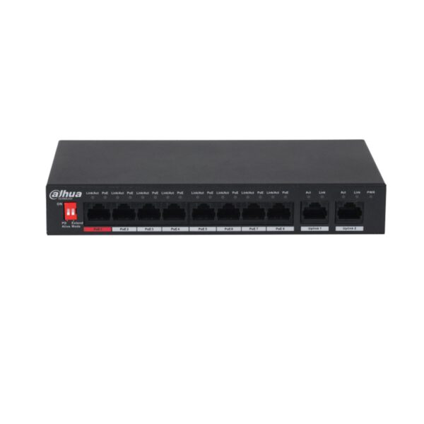 *Switch dahua dh - pfs3010 - 8et - 96 8 puertos fast ethernet 2 puertos gigabit ethernet