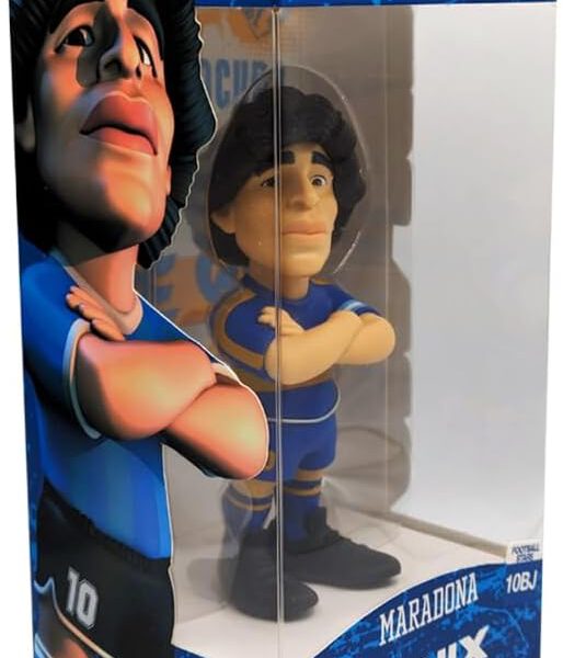 *Figura minix maradona amarillo azul 12 cm