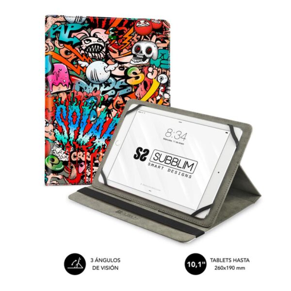 *Funda subblim trendy case para tablet 10.1 pulgadas graffiti