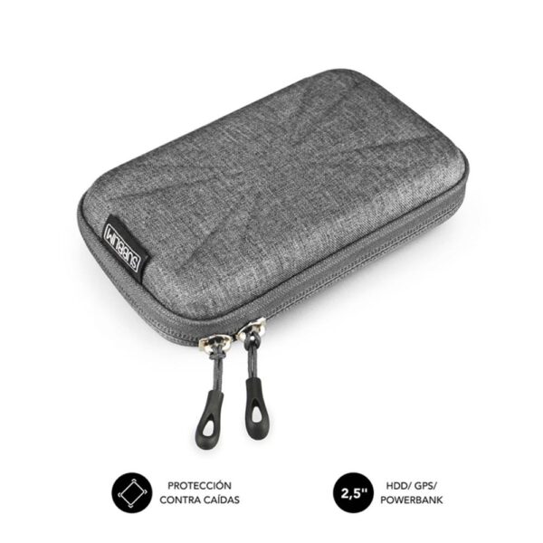 *Funda subblim hdd business case para disco duro 2.5 pulgadas gris