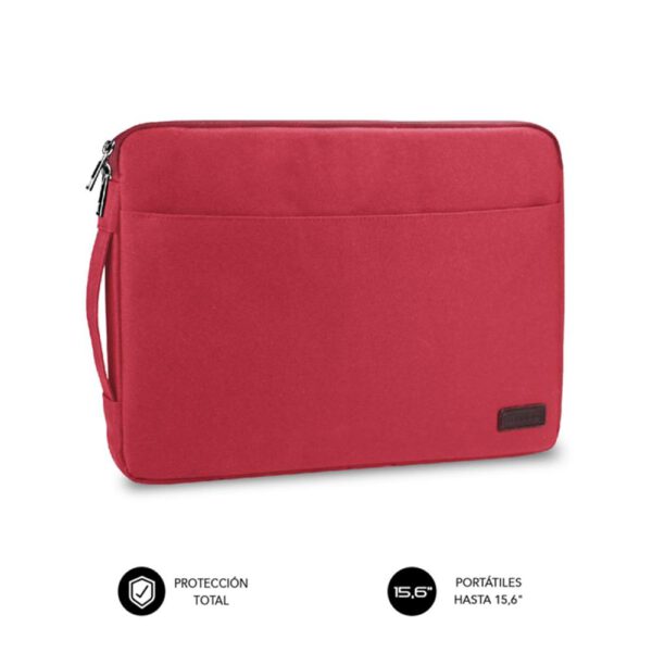 *Funda subblim urban laptop sleeve para portatil 15.6 pulgadas rojo