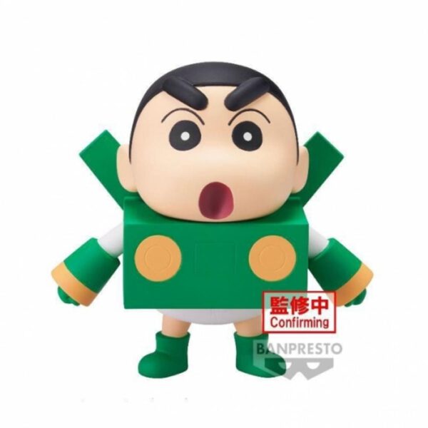 *Figura banpresto crayon shinchan cosplay shinchan robot 11cm