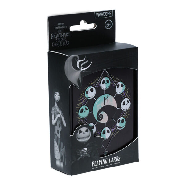 *Baraja de cartas en caja metálica paladone pesadilla antes de navidad