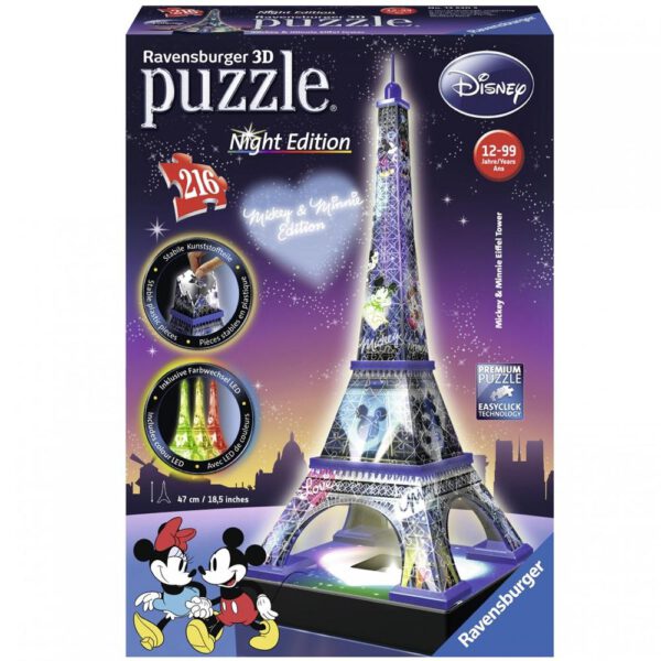 *Puzzle 3d ravensburger disney torre eiffel