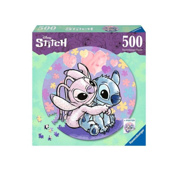 *Puzzle ravensburger stitch y ángel 500 piezas