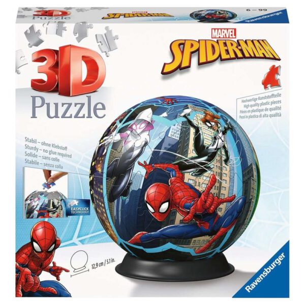 *Puzzle 3d ravensburger puzzle ball spiderman