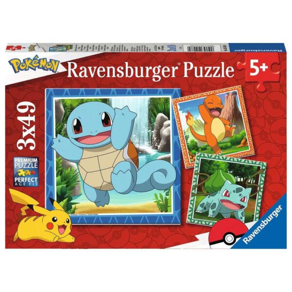 *Puzzle ravensburger pokemon 3x49 5+