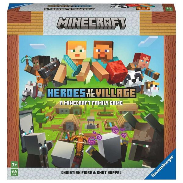 *Juego de mesa ravensburger minecraft heroes of the village +7