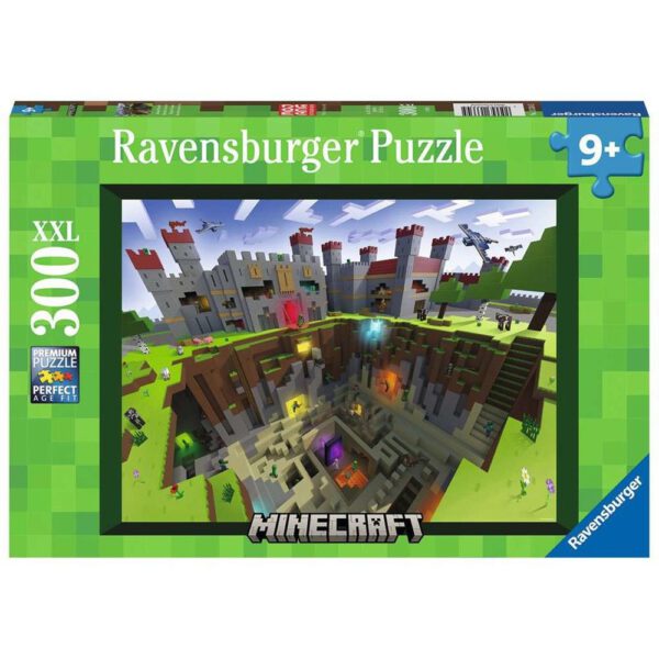 *Puzzle ravensburger minecraft 9+ 300 piezas
