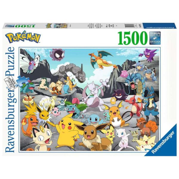 *Puzzle ravensburger pokemon classics 1500 piezas