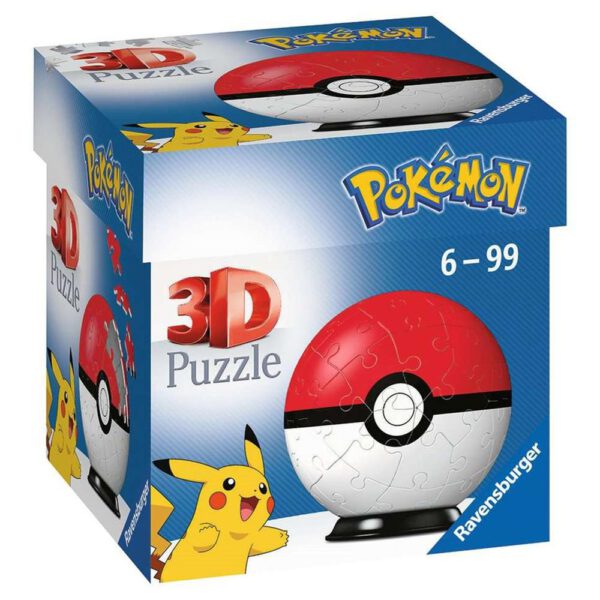 *Puzzle 3d ravensburger pokemon pokeball classic