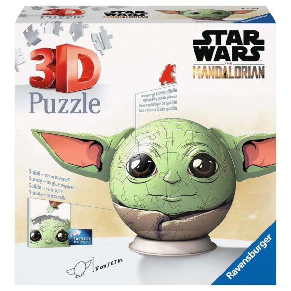 *Puzzle 3d ravensburger grogu -  con orejas