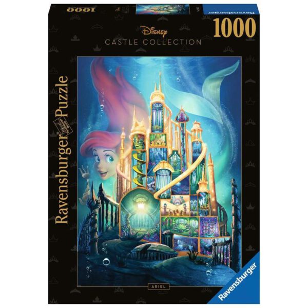 *Puzzle ravensburger disney castles -  ariel 1000 piezas