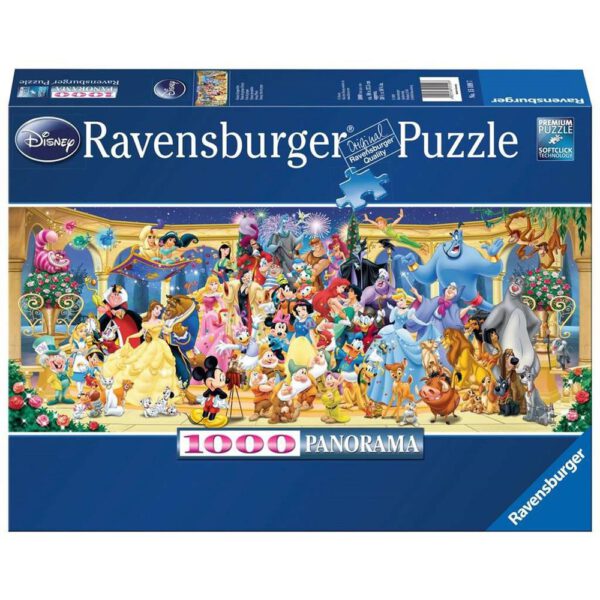 *Puzzle ravensburger panorama: disney 1000 piezas