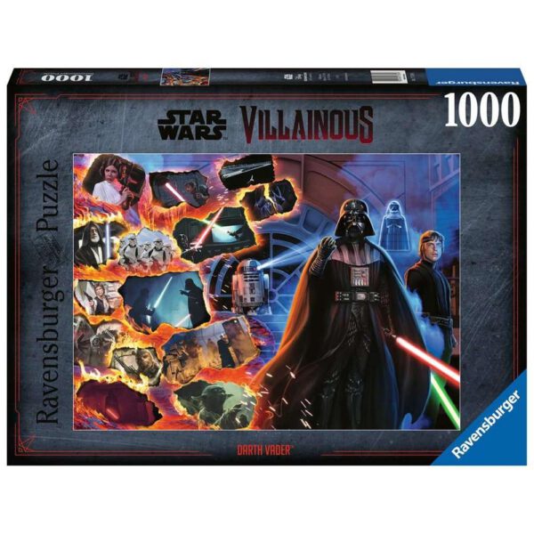 *Puzzle ravensburger star wars villainous: darth vader 1000 piezas