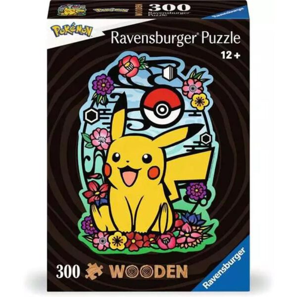 *Puzzle de madera ravensburger pokemon pikachu 300 piezas