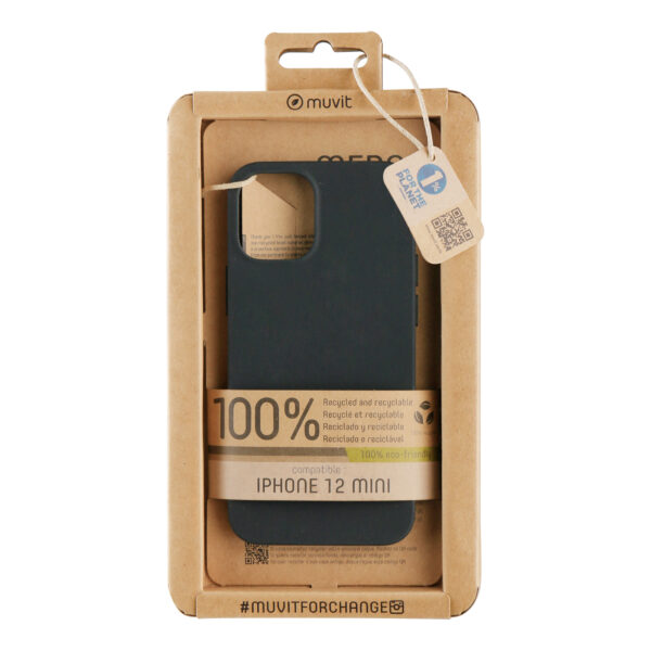 *Funda muvit recycletek para apple iphone 12 mini negra