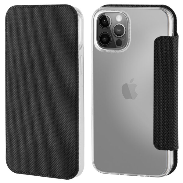 *Funda muvit folio para iphone 12 - 12 pro negra