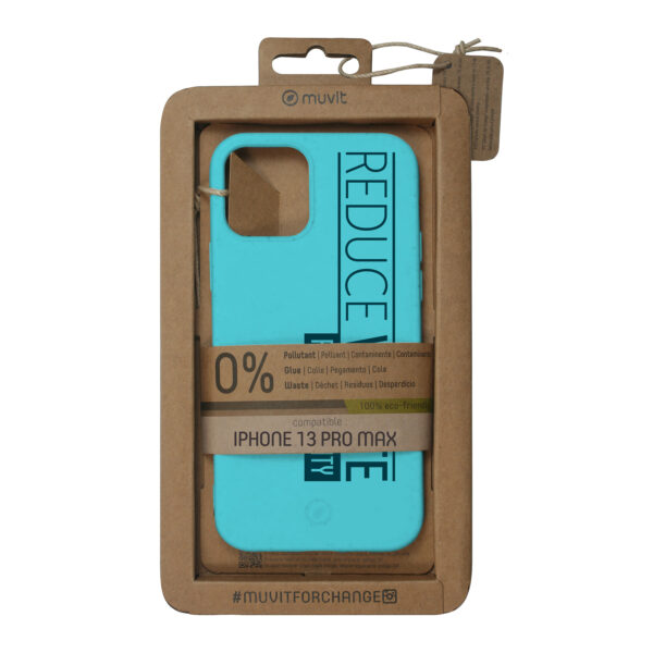 *Funda muvit bambootek para apple iphone 13 pro max azul