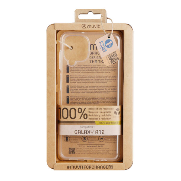 *Funda muvit recycletek para samsung galaxy a12 transparente