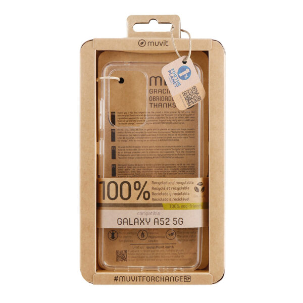 *Funda muvit recycletek para samsung galaxy a52s 5g - a52 5g - a52 transparente