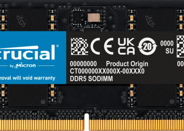 *Memoria ram ddr5 32gb crucial - sodimm - 5600 mhz - pc5 44800 - cl46