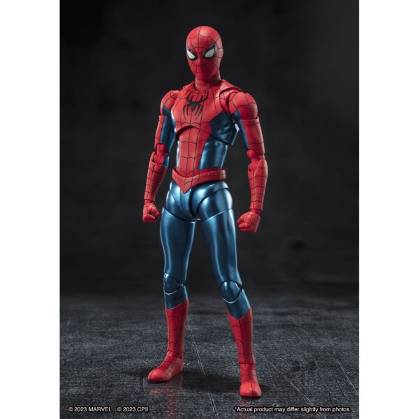 *Figura tamashii nations sh figuarts spider - man no way home marvel spider - man (new red & blue suit)