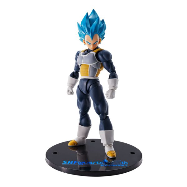 *Figura tamashii nations sh figuart dragon ball super saiyan god super saiyan vegeta 15th aniversario