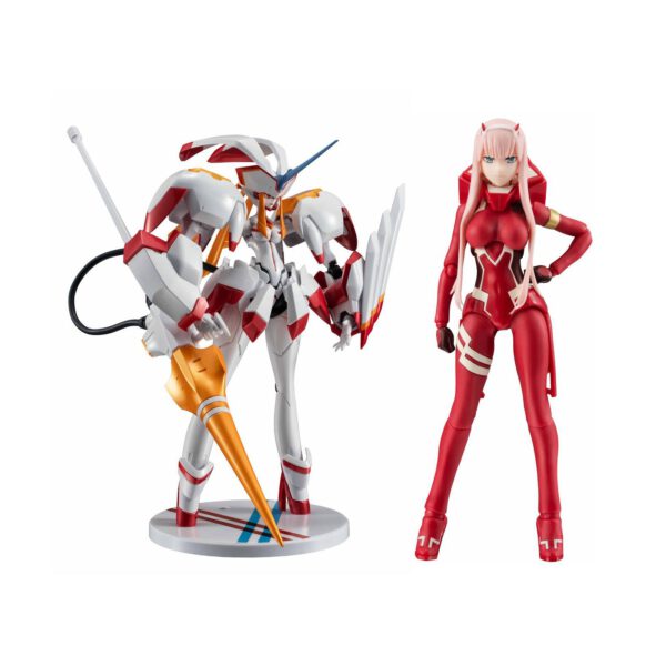 *Figura tamashii nations sh figuarts darling in the franxx ztrelizia & zero two 5th aniversario set