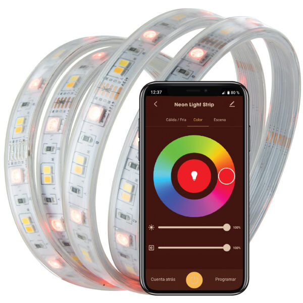 *Tira led muvit io ip68 wifi rgb+cct 5m