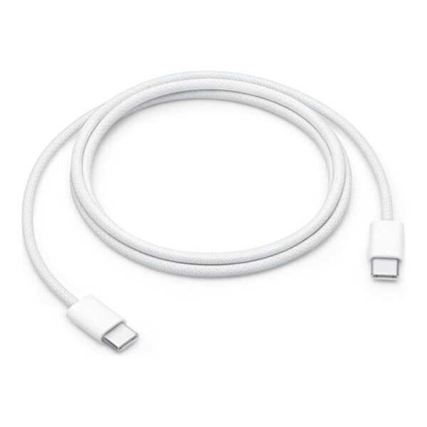 *Cable usb tipo c apple 1m - macho - macho - blanco