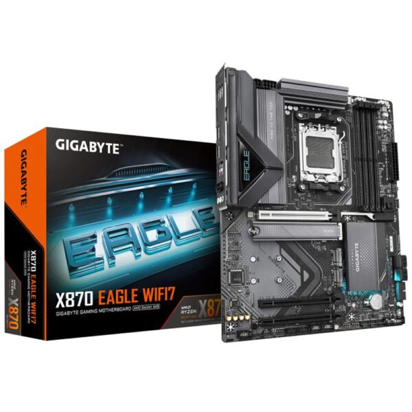 *Placa base gigabyte x870 eagle wifi7 g10 am5 atx -  4x ddr5 -  4x sata3
