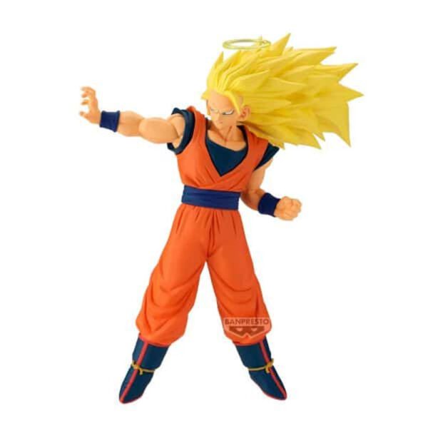 *Figura banpresto dragon ball z match makers super saiyan 3 son goku 17cm