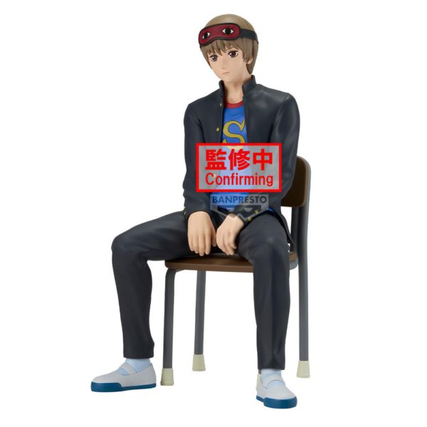 *Figura banpresto gintama mr.ginpachi's zany class desk sogo okita 16cm