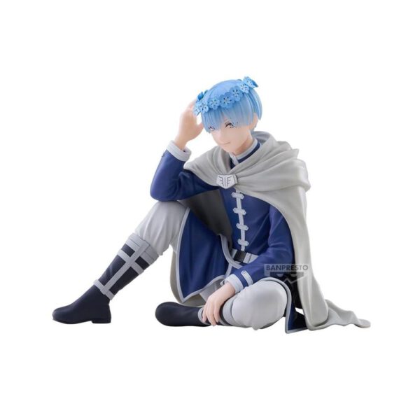 *Figura banpresto frieren beyond journey's end espresto himmer con corona de flores 15cm