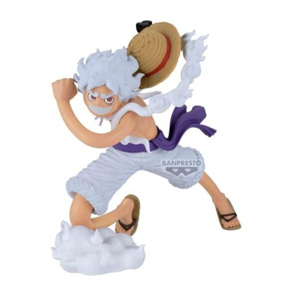 *Figura banpresto one piece grandista nero monkey. d. luffy gear 5 ii 22cm