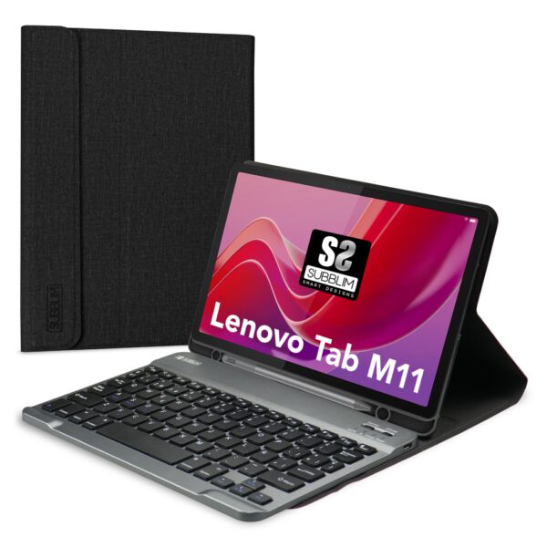 *Funda + teclado subblim keytab pro bt para lenovo tab m11